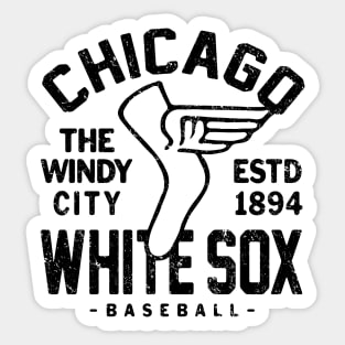 Chicago White Sox Retro 2 by Buck Tee Sticker